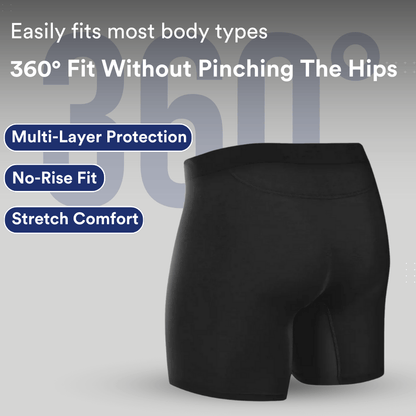 Men’s Ultra‑Absorbent Incontinence Boxer Briefs